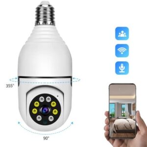 دوربین مداربسته لامپی پانوراما با قابلیت وای‌فای